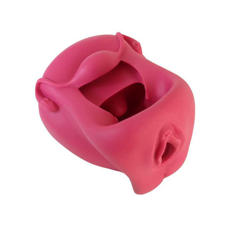 représentation en silicone rose pour le positionnement du diaphragme