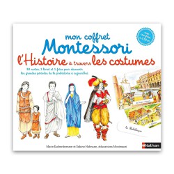 mon coffret Montessori l'histoire à travers les costumes