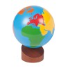 Globe des continents colorés Montessori