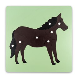 Puzzle Montessori : Cheval