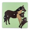 Puzzle Montessori : Cheval