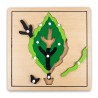 Puzzle Montessori : feuille d'arbre