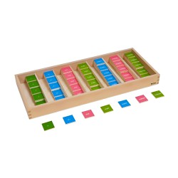 Jeu timbres pour nombre decimal Montessori