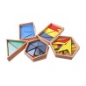 5 boites triangles de construction petit