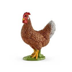 Poule marron figurine Schleich