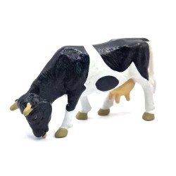 Vache bretonne pie noir figurine Schleich